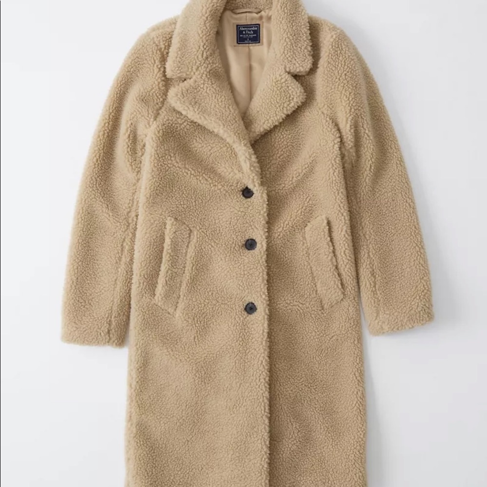 Abercrombie Teddy Sherpa Dad Coat